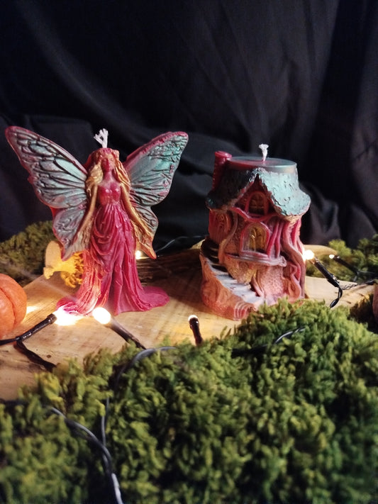 Fée enchantée avec sa maison