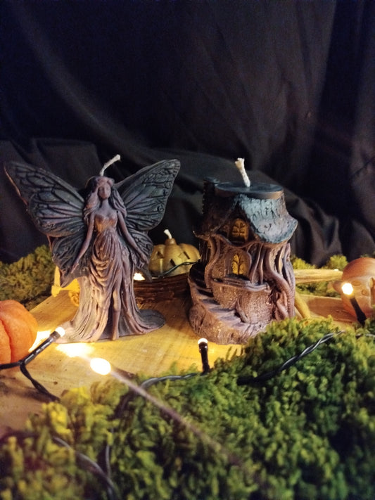 Fée enchantée avec sa maison
